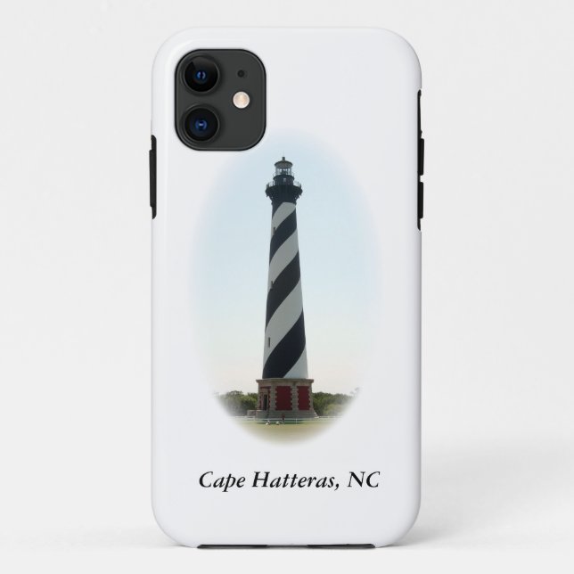 Faro Cape Hatteras iPhone 5 funda (Reverso)