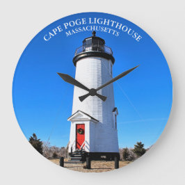 Faro Cape Poge, reloj redondo de Massachusetts