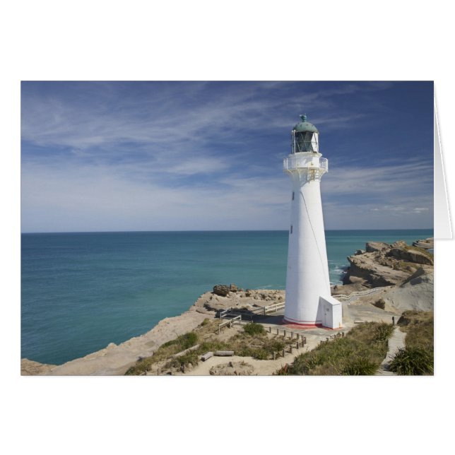 Faro Castle Point, Castlepoint, Wairarapa, (Anverso (Horizontal))