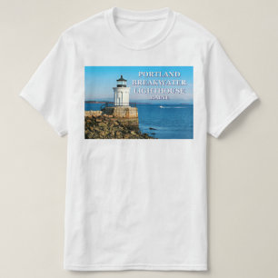Faro de aguas residuales de Portland, camiseta Mai