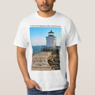 Faro de aguas residuales de Portland, camiseta pri