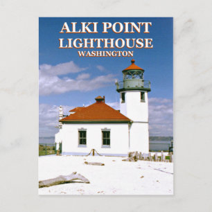 Faro de Alki Point, Seattle Washington Postal
