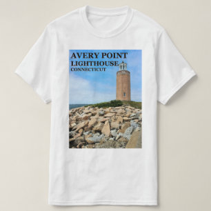 Faro de Avery Point, camiseta de Connecticut