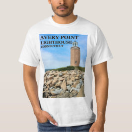 Faro de Avery Point, camiseta de Connecticut