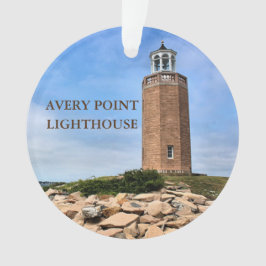 Faro de Avery Point, ornamento de Connecticut