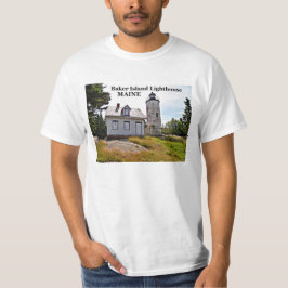 Faro de Baker Island, camiseta Maine