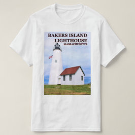 Faro de Bakers Island, camiseta de Massachusetts