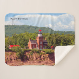 Faro de Big Bay desde una manta de agua sherpa