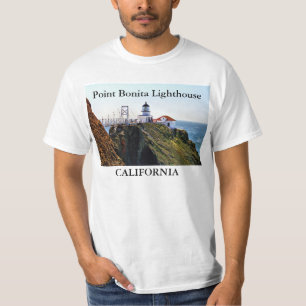 Faro de Bonita del punto, camiseta de California
