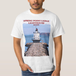 Faro de borde de punto de primavera, camiseta prin