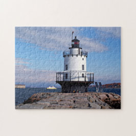 Faro de borde de punto de primavera, rompecabezas