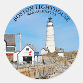Faro de Boston, Pegatina redondo de Massachusetts