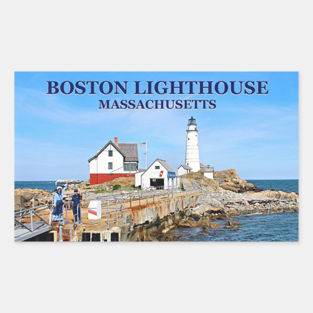 Faro de Boston, Pegatinas de Massachusetts (Anverso)