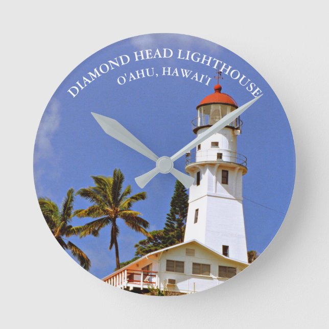Faro de cabeza de diamante, Oahu, reloj de pared H (Anverso)
