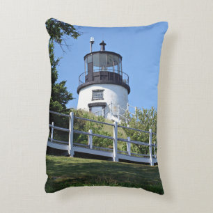 Faro De Cabeza De Lechuza, Almohada De Acento Prin
