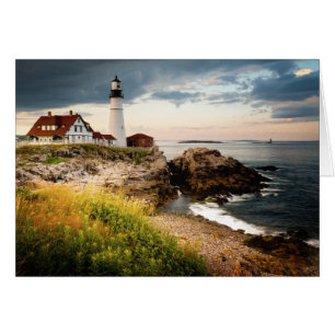 Faro de cabeza de Portland Cabo Elizabeth, yo