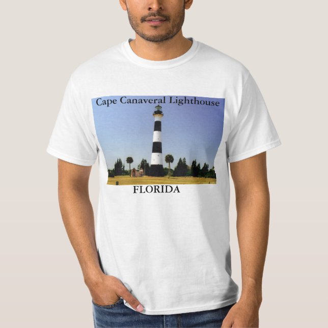 Faro de Cabo Cañaveral, camiseta de la Florida (Anverso)