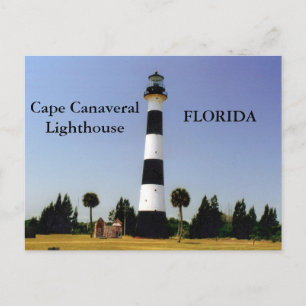 Faro de Cabo Canaveral, postal de Florida