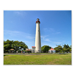 Faro de Cape May, impresión de la foto de New