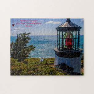 Faro de Cape Mears Oregon.  Rompecabezas