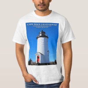 Faro de Cape Poge, camiseta de Massachusetts