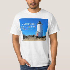 Faro de Cape Poge, camiseta de Massachusetts