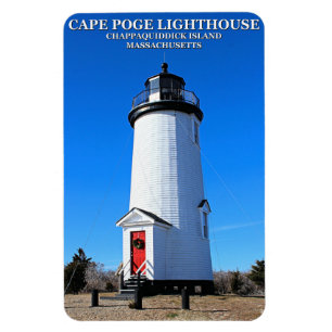 Faro de Cape Poge, imán Flexi de Massachusetts