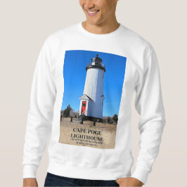 Faro de Cape Poge, sudadera de Massachusetts