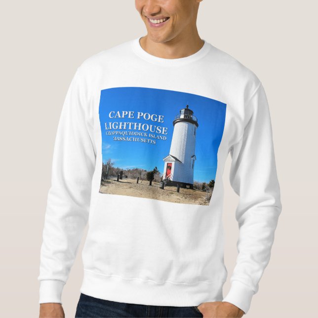 Faro de Cape Poge, sudadera de Massachusetts (Anverso)