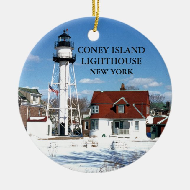 Faro de Coney Island, Ornamento de Nueva York (Frente)