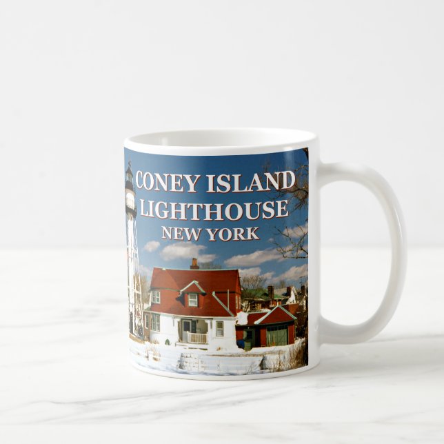 Faro de Coney Island, taza de Nueva York (Derecha)