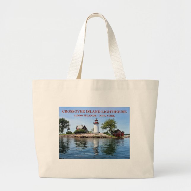 Faro de Crossover Island, Bolsa Tote de Nueva York (Frente)