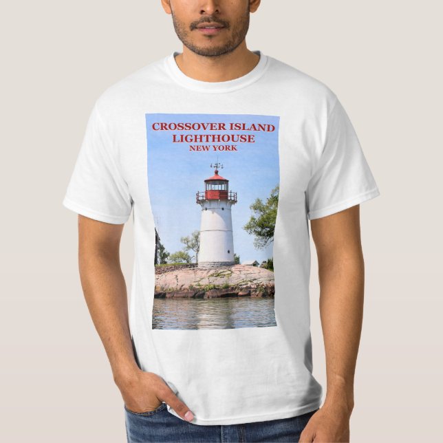 Faro de Crossover Island, camiseta de Nueva York (Anverso)