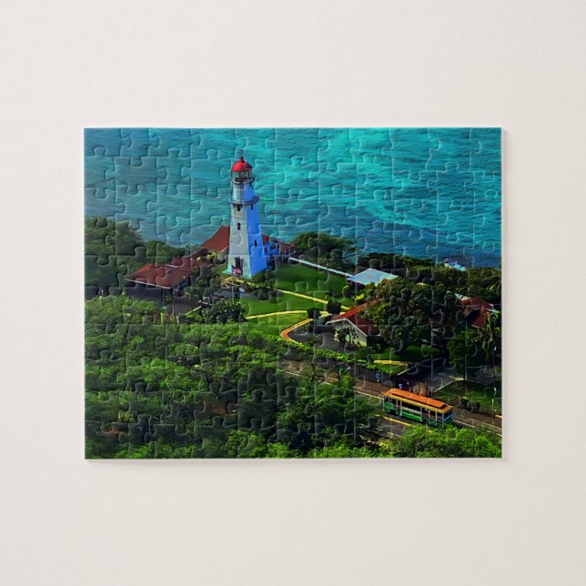 Faro de Diamond Head #1 Puzzle (Horizontal)
