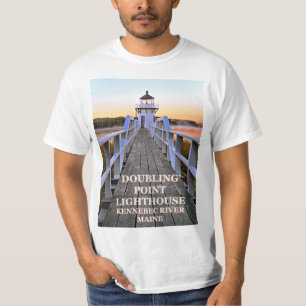 Faro de doble punto, camiseta de Maine