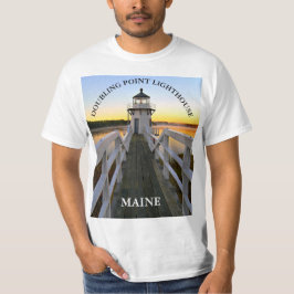 Faro de doble punto, camiseta de Maine
