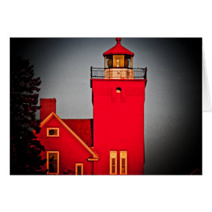 Faro de dos puertos
