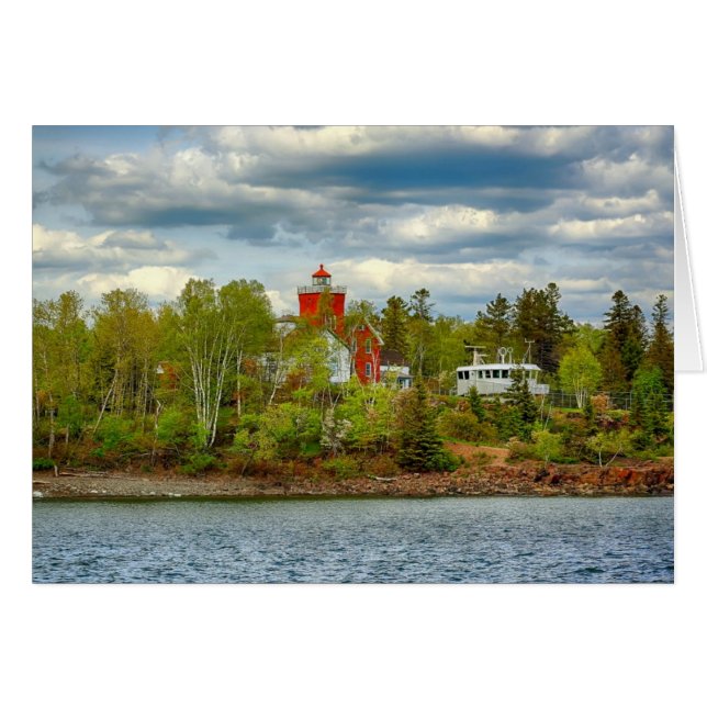 Faro de dos puertos (verano) (Anverso (Horizontal))