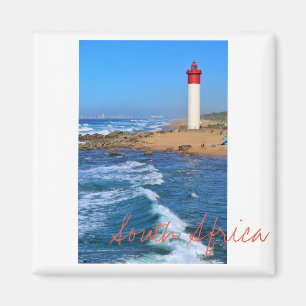 Faro de Durban Océano Sur África Imán