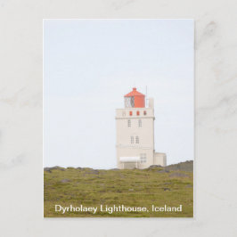 Faro de Dyrholaey, postal de Islandia