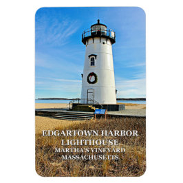 Faro de Edgartown, imán Flexi de Massachusetts