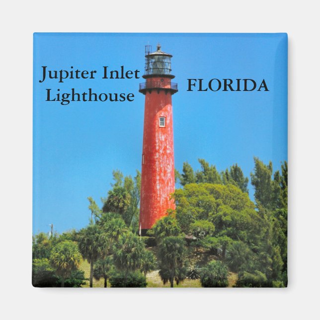 Faro de entrada de Júpiter, imán de Florida (Frente)