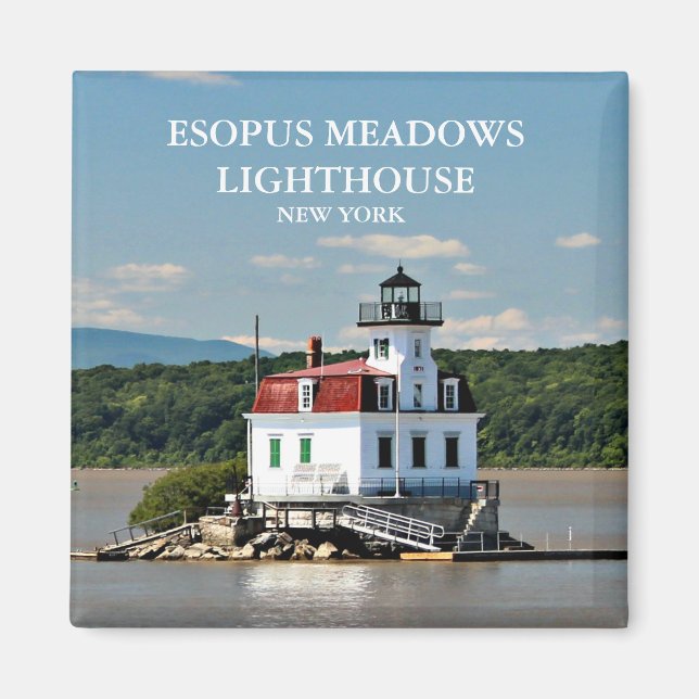 Faro de Esopus Meadows, imán de Nueva York (Frente)