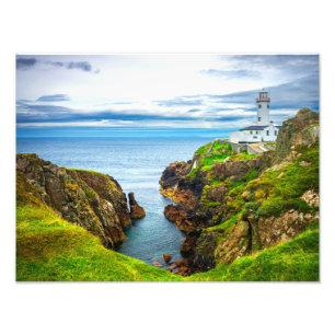 Faro de Fanad Head Acantilados - Impresión de foto