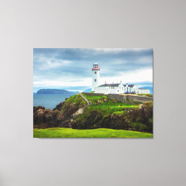 Faro de Fanad Head en lienzo | Irlanda (Anverso)