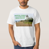 Faro de ferry de Bristol, camiseta de Rhode Island