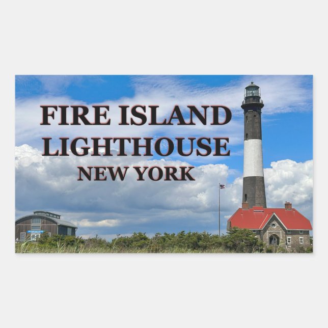 Faro de Fire Island, Pegatinas de Nueva York (Anverso)