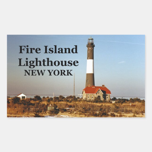 Faro de Fire Island, Pegatinas de Nueva York (Anverso)