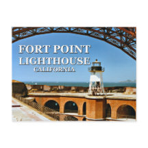 Faro de Fort Point, California Tarjeta postal