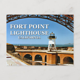 Faro de Fort Point, California Tarjeta postal